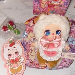 Liila’s Chef Kitten CONFIRMED Cherry Toast Bread Kitten Pendant